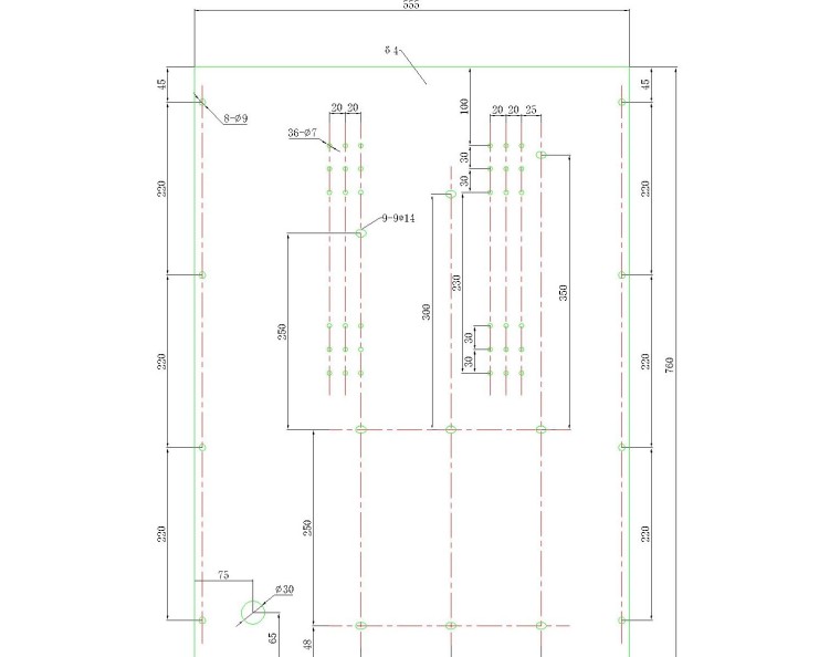 耐老化材料资料下载-SMC新材料配电柜结构图