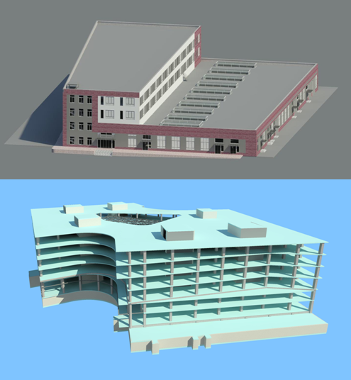 大学训练馆资料下载-北京化工大学图书馆BIM应用