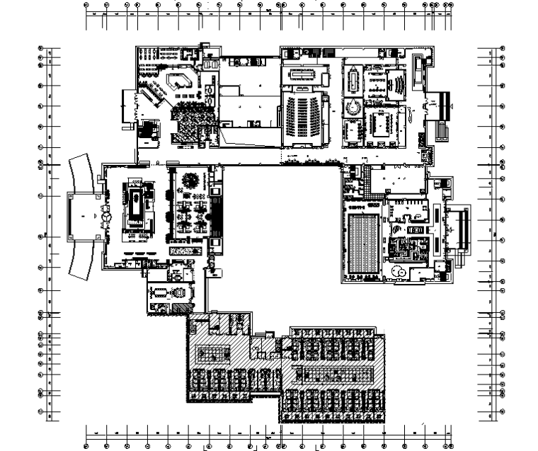 客家建筑现代资料下载-[广东]客家缘酒店设计施工图（附效果图）