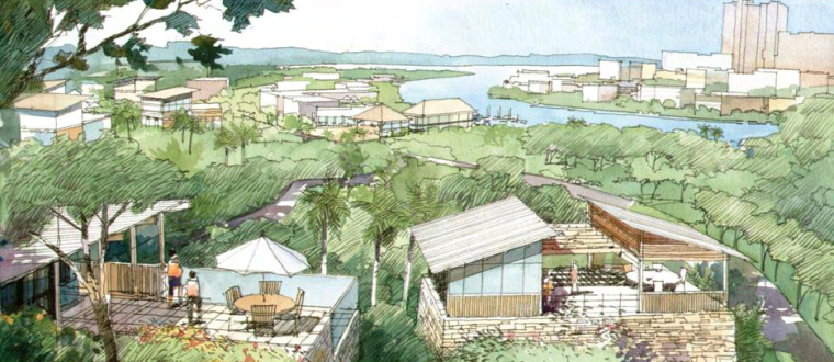 [海南]三亚清水湖整体城市规划设计（湿地，文化，可持续性）A-2 效果图