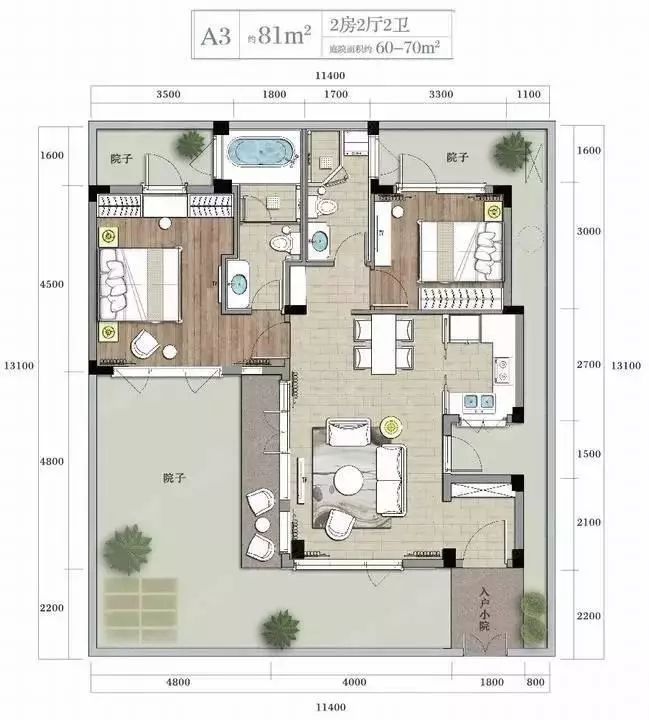 二层别墅户型设计图资料下载-绿城83-180㎡的极小别墅——“抠了又抠”的优化设计！！