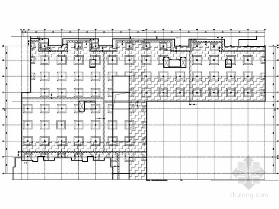 平板基础结构图资料下载-现浇钢筋混凝土板柱结构地下车库结构图