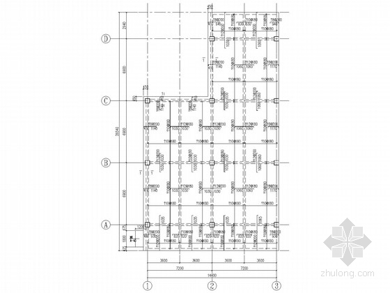 检查井口大样图资料下载-单层框架井口等候室结构施工图