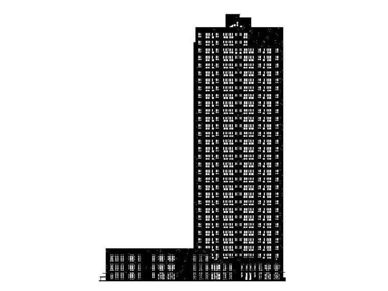 停车场楼资料下载-[重庆]大型现代风格公寓住宅全套施工图（多栋楼带商业及停车场）