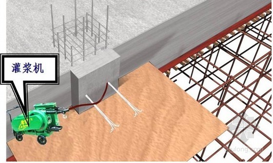 [湖南]钢桁架结构站房工程施工组织设计（750页，图表全面平面布置图、进度计划）-预应力灌浆施工效果