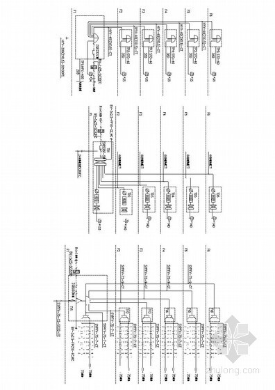 [江西]校区学生宿舍电气施工图-弱电系统图 