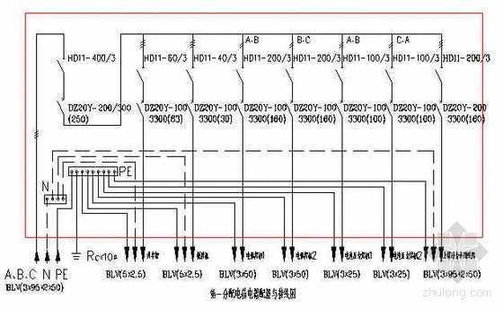 某高层建筑临时用电施工方案（附配电箱布置及接线图）- 