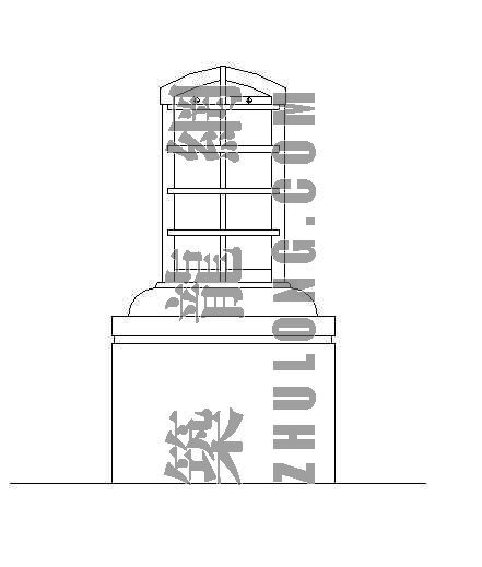 装饰灯柱CAD资料下载-装饰柱详图