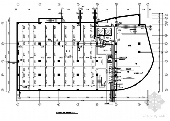 市政办公综合楼设计资料下载-某商业办公综合楼给排水图纸