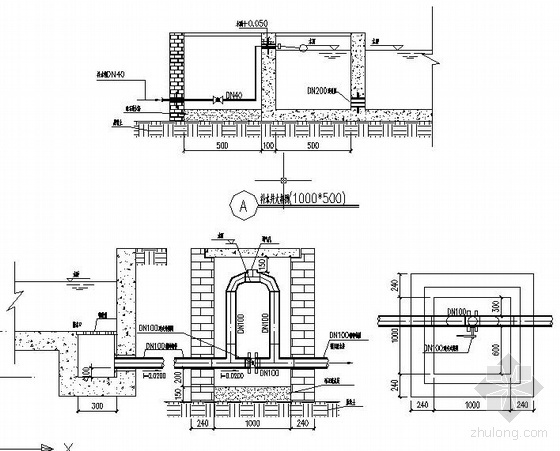 景观竖向排水设计资料下载-经典景观给排水设计图