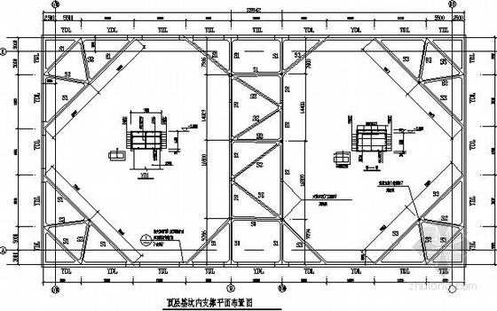 北京旅行社办公地点资料下载-某信用社办公楼基坑支护经典设计图