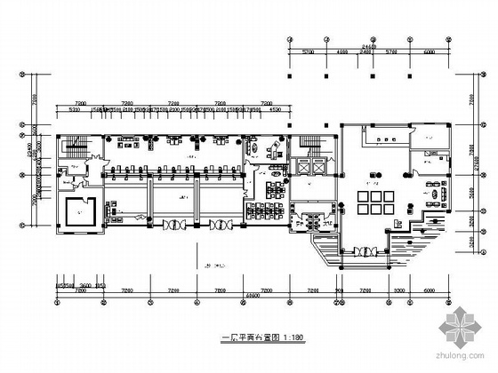 诊所装饰设计施工图资料下载-农发行楼装饰设计施工图
