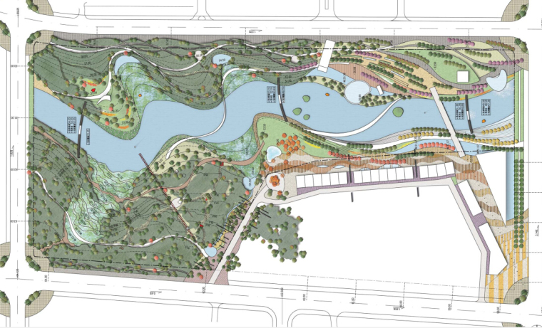 开放式生态公园景观资料下载-[青岛]高端社区生态公园景观概念设计方案