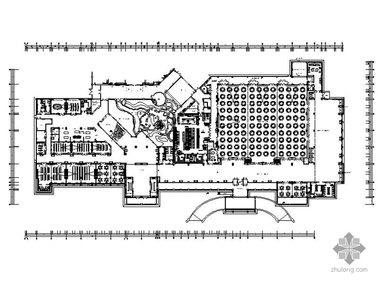 新闻发布厅装修施工图资料下载-[天津]某酒店多功能厅装修施工图