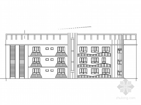 9层幼儿园资料下载-3层现代风格大型幼儿园设计施工图（含效果图）