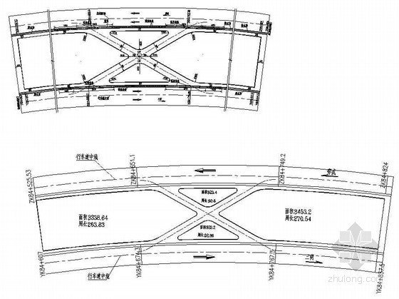 双车道隧道资料下载-分离式双洞隧道转向车道节点详图设计