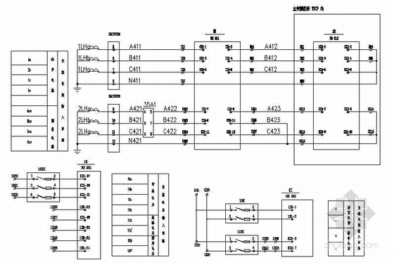 线路保护原理cad资料下载-数字式线路保护测控装置电气设计图