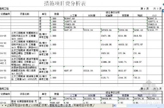 江苏某文化艺术中心建筑工程概算书-2