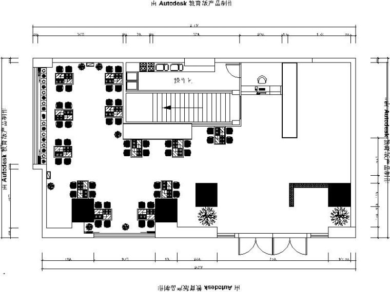 温州现代装修效果图资料下载-[温州]简约时尚个性茶餐厅室内设计施工图（含效果图）