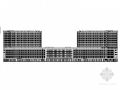 [广东]14层玻璃幕墙立面医院建筑设计施工图（2015年图纸 值得下载）