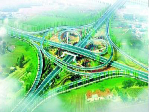 跨高速钢箱梁顶推施工方案资料下载-慈溪市某高速公路连接线生态绿地施工方案