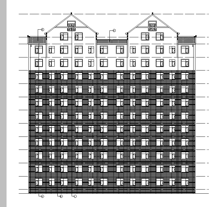 中式全专业CAD图纸资料下载-[宁夏]多高层低密度住宅建筑施工图（含会所及全专业）