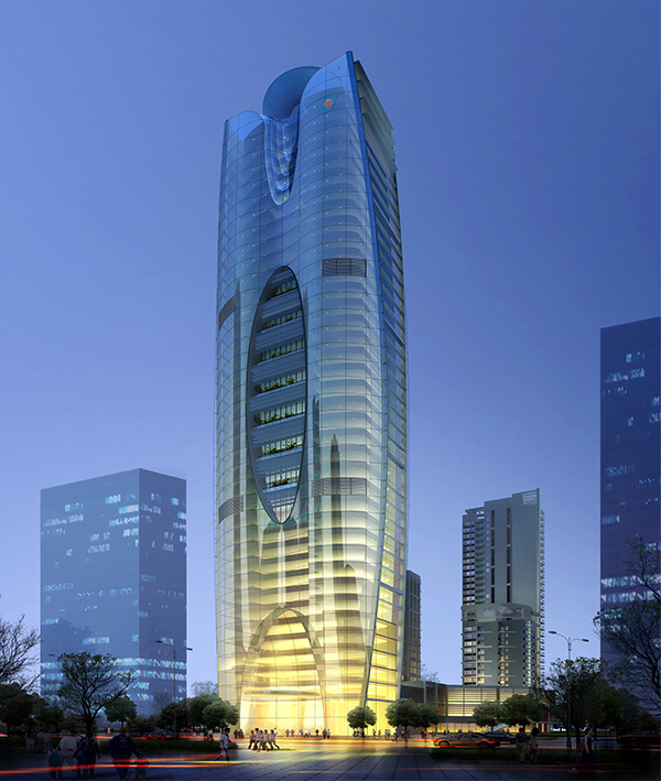 花园式总部资料下载-粒米设计·云建筑|南方航空公司珠海区域总部