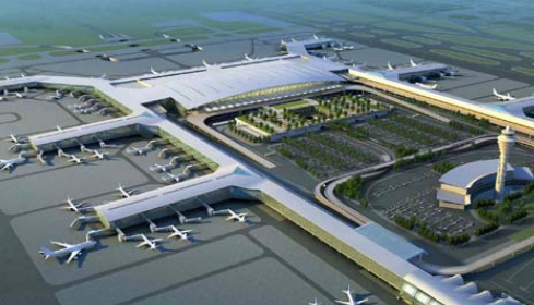 广州机场航站楼平面图资料下载-白云机场航站楼风洞试验及风压数值模拟研究