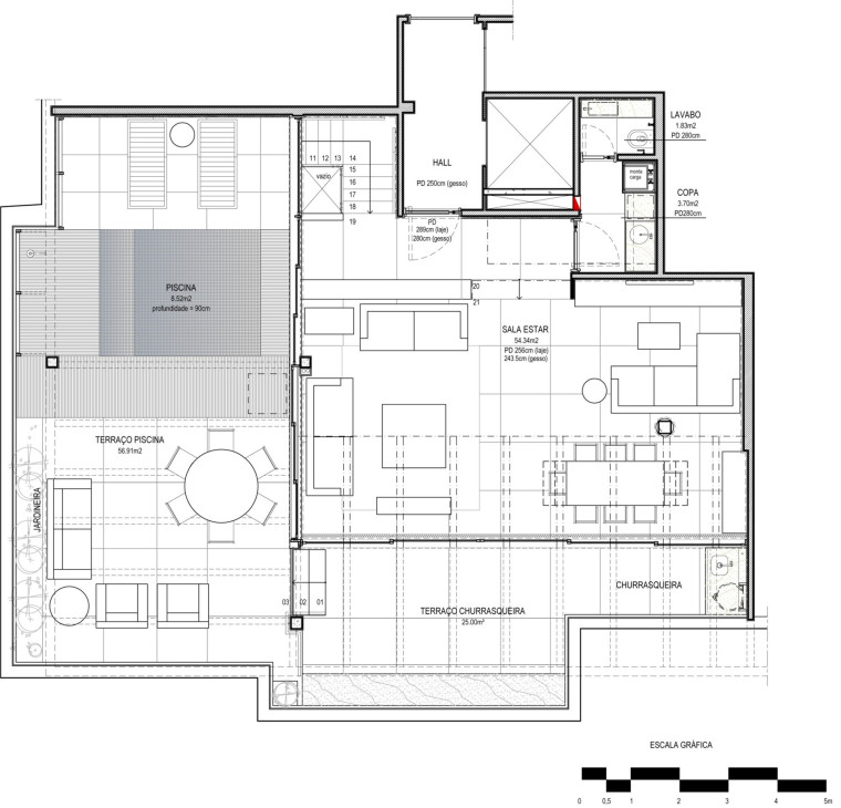 校园室内设计效果图资料下载-白色简约室内设计施工图（附效果图）