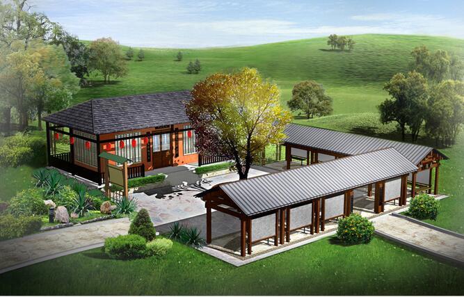 休闲山庄CAD资料下载-[江苏]龙润山庄茶场改造生态园景观规划设计（道教圣地－茅山）