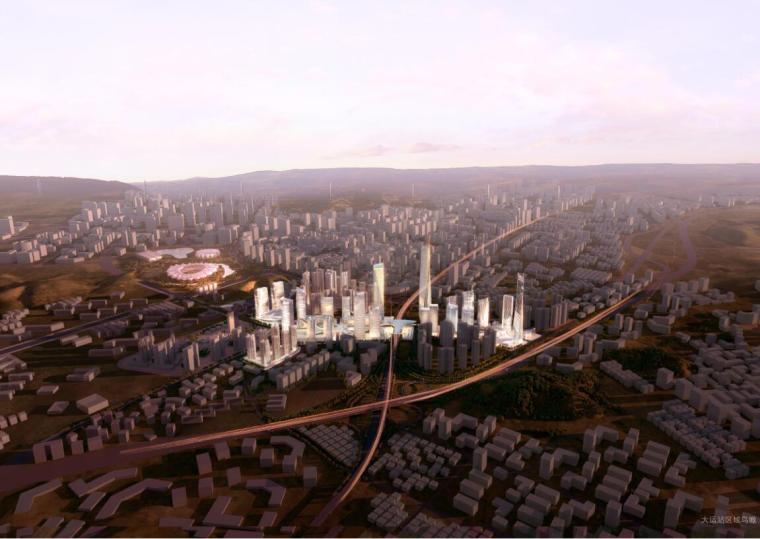 [广东]大运新城南区住宅建筑方案设计（欧陆风格）-鸟瞰图