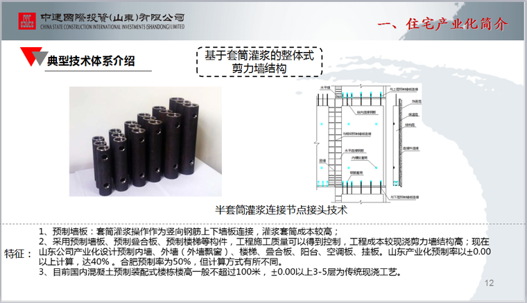 住宅产业化及施工现场管理总结PPT（65页，图文详细）-典型技术体系介绍