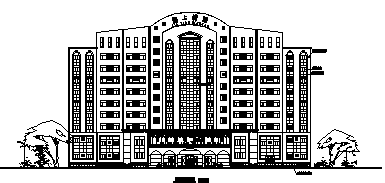 快捷酒店设计方案图资料下载-欧式风格某大酒店设计方案图（全套图纸）