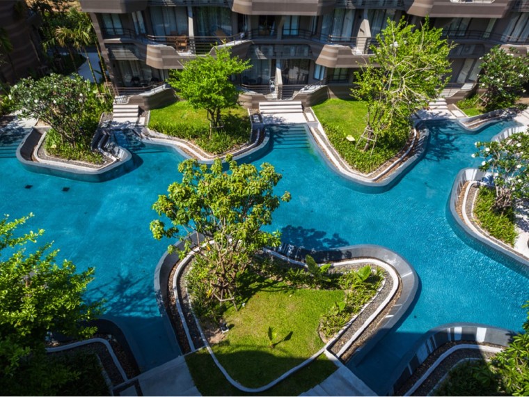 泰国建筑设计资料下载-泰国BaanSanNgam公寓景观
