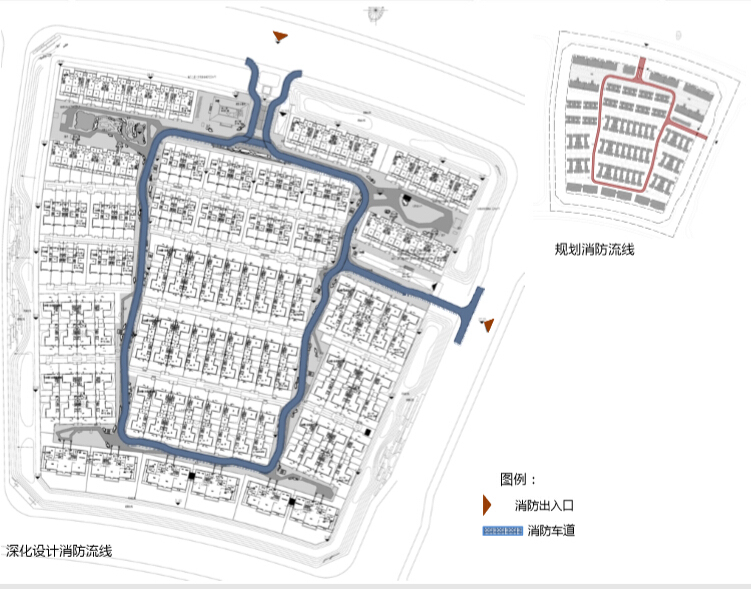 [北京]泰禾院子中央别墅区景观设计（新中式，禅意园林）-C消防设计