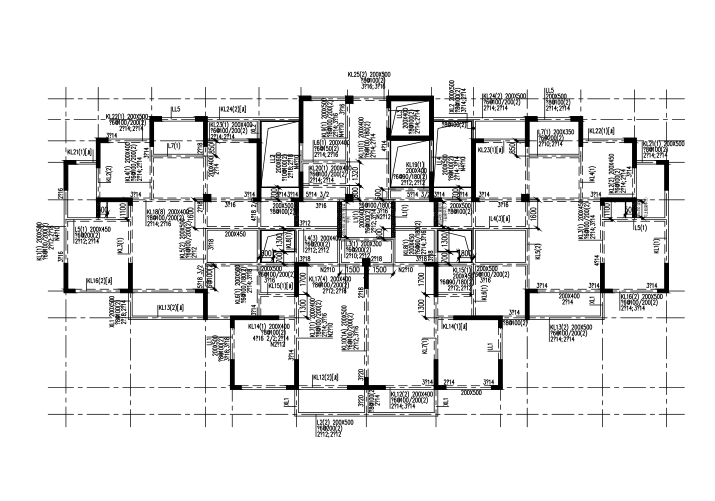 15层住宅楼全套施工图资料下载-[湖北]15层剪力墙结构住宅楼结构施工图（CAD、29张）