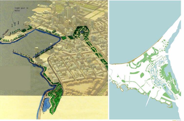 [阿布扎比]萨迪亚特岛城市景观概念设计文本（PPT+81页)-绿植分布