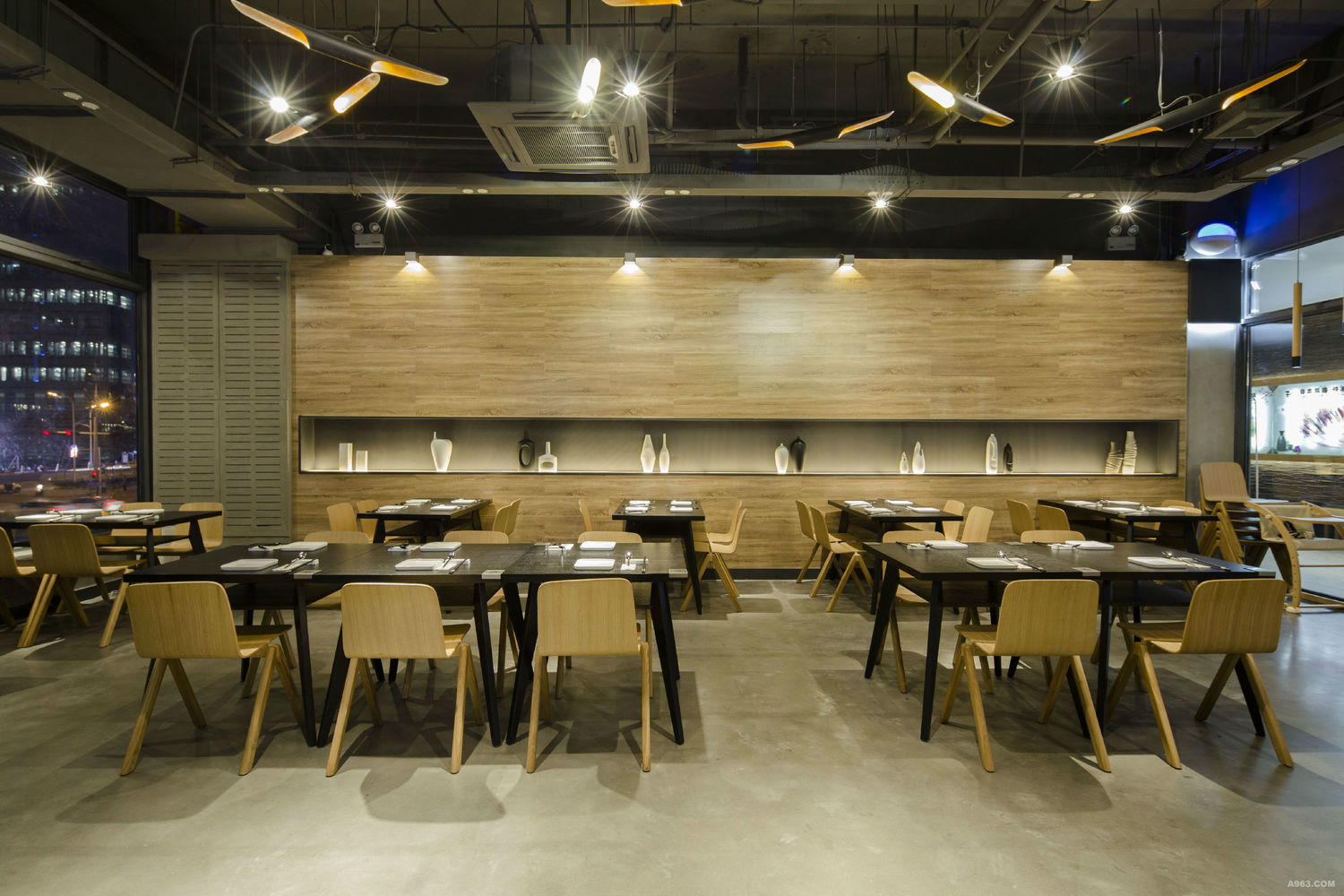 无二轻食餐厅-休闲娱乐类装修案例-筑龙室内设计论坛