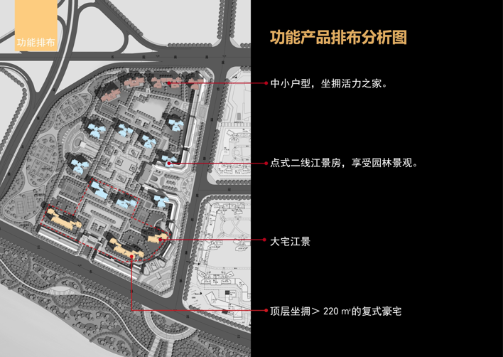 清远地块规划设计资料图集-功能排布