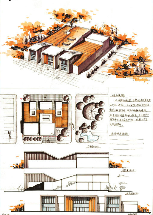 资料|优秀建筑考研快题作业