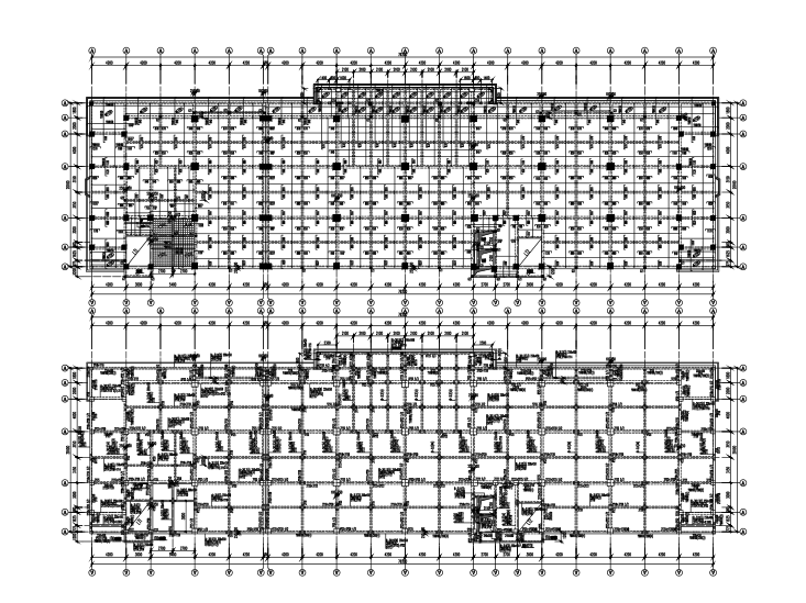 23层住宅楼施工图资料下载-12层框架结构住宅楼结构施工图（CAD、18张）