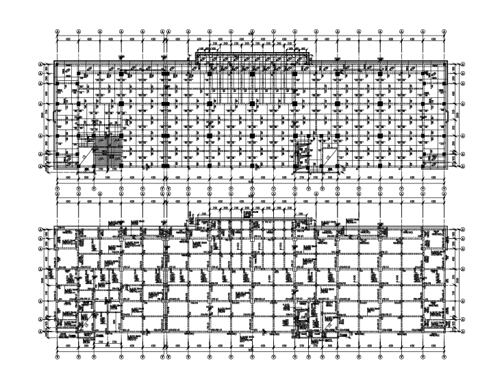 12层框架结构图纸资料下载-12层框架结构住宅楼结构施工图（CAD、18张）