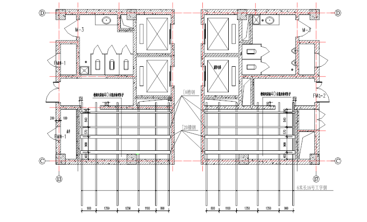 高模板支设施工方案资料下载-框剪结构高层综合楼楼梯模板支设施工方案