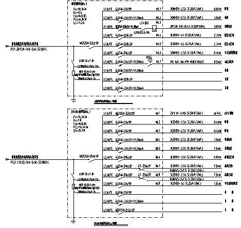 海南民用机场工程[电气施工图]-动力照明配电箱系统图