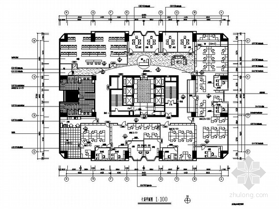 现代大厦支护设计资料下载-[浙江]现代大厦改建工程室内装修施工图