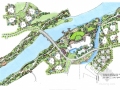 [成都]北美风格滨水高档别墅区景观规划概念设计方案