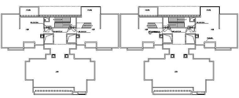 广东省住宅及配套商业公建机电设备施工图-弱电平面图