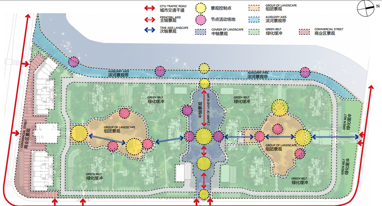 江苏南京北外滩水城13街区景观概念方案设计文本-[江苏]南京北外滩水城13街区景观概念方案设计文本D-1交通分析