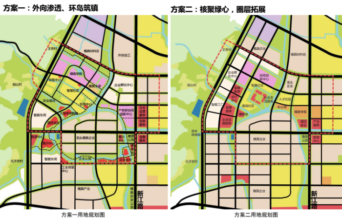 [浙江]现代旅游生态特色小镇旅游度假村景观规划设计-用地规划分析图