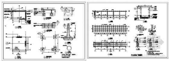 方亭、廊架施工图-2
